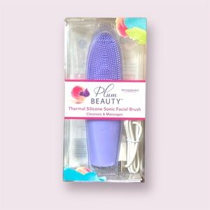 Plum Beauty Thermal Silicone Sonic Facial Brush